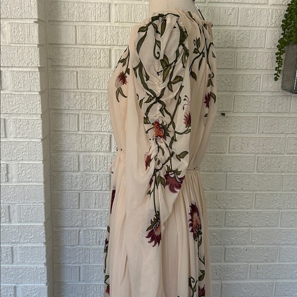 NWT-FARM Rio- Romantic Nature Cream floral maxi dress - Picture 8 of 13
